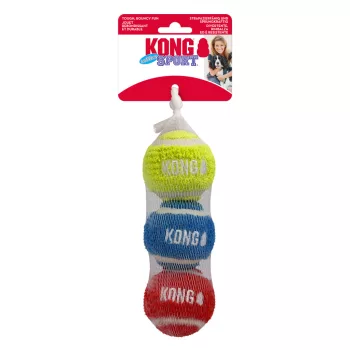   KONG Sport Softies Balls M teniszlabda plüss borítással 3-as csomag