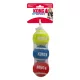 KONG Sport Softies Balls M teniszlabda plüss borítással 3-as csomag