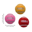 KONG Sport Softies Balls M teniszlabda plüss borítással 3-as csomag