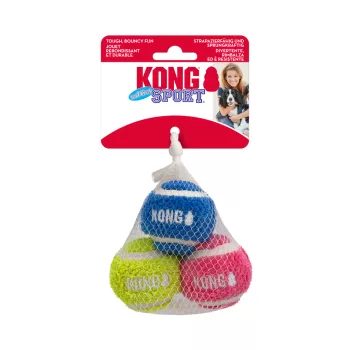   KONG Sport Softies Balls S teniszlabda plüss borítással 3-as csomag