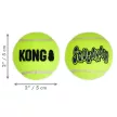 KONG Airdog Squeaker Ball S teniszlabda (3db-s csomag)