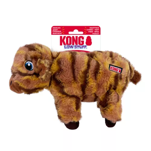 KONG Stripes Low Stuff Cow - marha plüssjáték