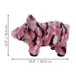KONG Stripes Low Stuff Pig - malac plüssjáték