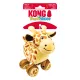 KONG TenniShoes Giraffe - zsiráf plüssjáték teniszlabda lábakkal
