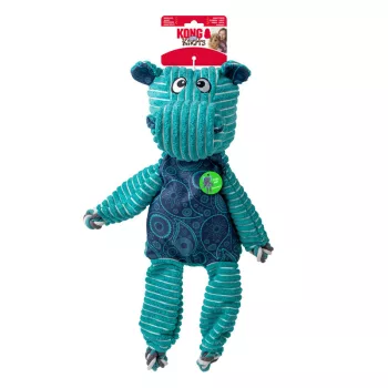   KONG Wild Knots Floppy Hippo- viziló formájú köteles plüssjáték