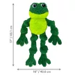KONG Wild Knots Frog- Béka formájú köteles plüssjáték