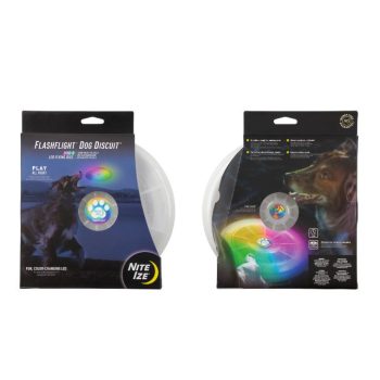 NITEIZE Flaslight Dog Discuit Ledes kutyafrizbi