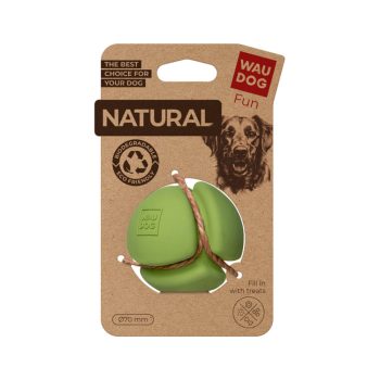   WAUDOG FUN NATURAL biológiailag lebomló gumilabda játék 7cm