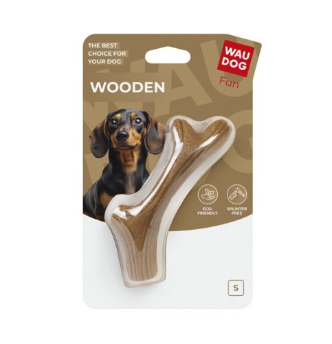 WAUDOG Wooden szarvacska formájú játék kutyáknak