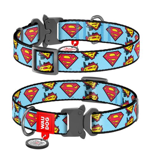 WAUDOG "Superman" nyakörv fém csattal - Kifutó termék
