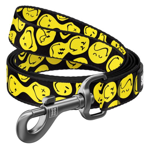 WAUDOG Black Smiley póráz