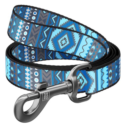 WAUDOG Etno Blue mintás póráz