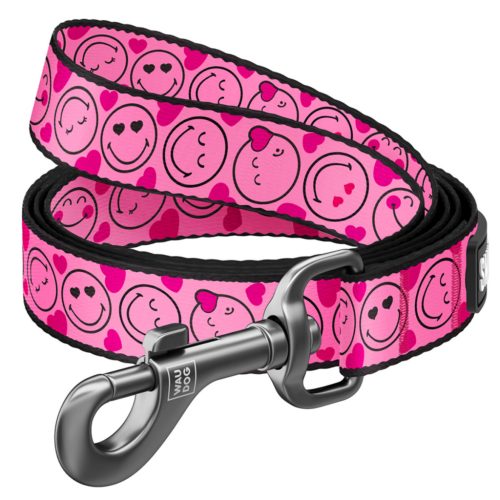 WAUDOG Pink Smiley póráz