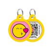 WAUDOG SMART ID  - QR kódos okosbiléta  - Pink Smileys